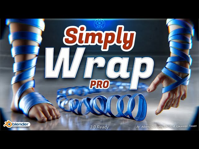 Simply Wrap Pro  - New Inovative Blender Addon