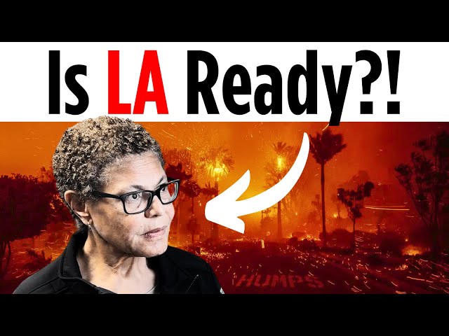 🔥 BREAKING NEWS: LA Mayor Karen Bass Dodges Questions on Wildfire Preparations Amid Severe Winds!