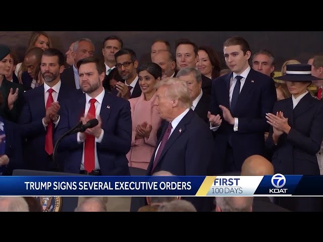 President Trump signs executive order to end birthright citizenship