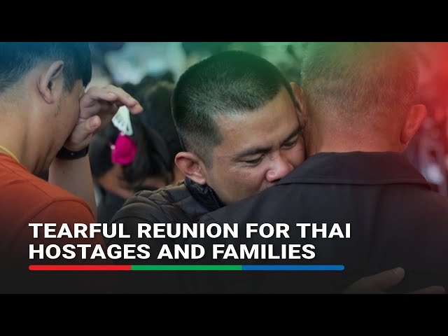 WATCH: Tearful reunion for Thai hostages and families at airport after 15 months in captivity