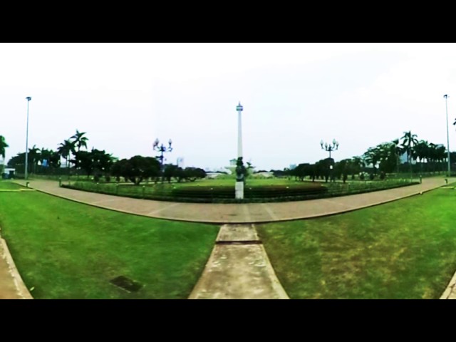 Monas in 360° video (National Monument of Indonesia)