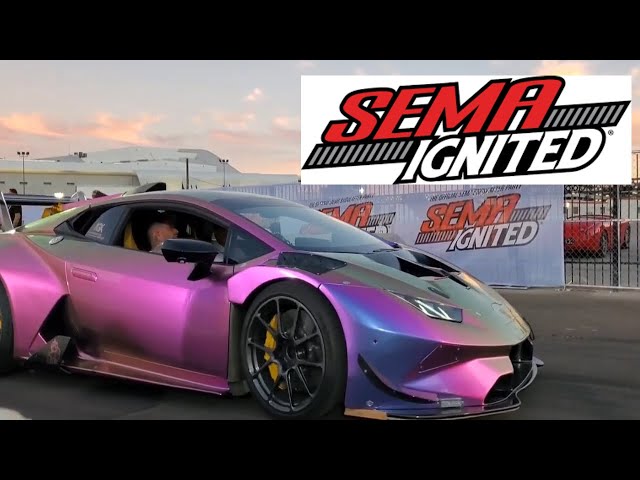 SEMA IGNITED 2021: Automotive show, car parade and drifting @semashow