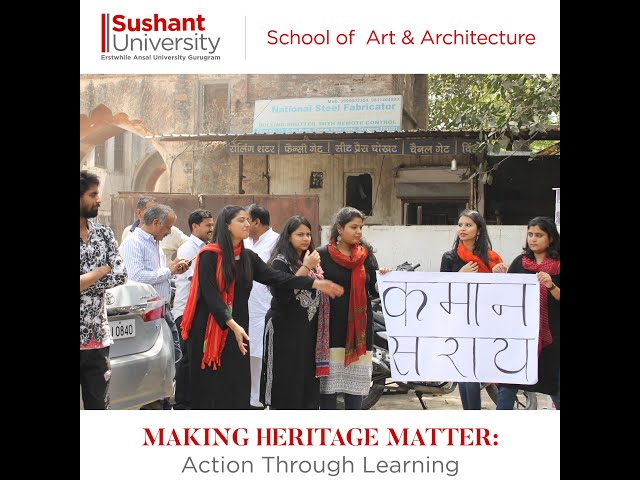 Guest Lecture: Making Heritage Matter: Action through learning #GLW- 20001