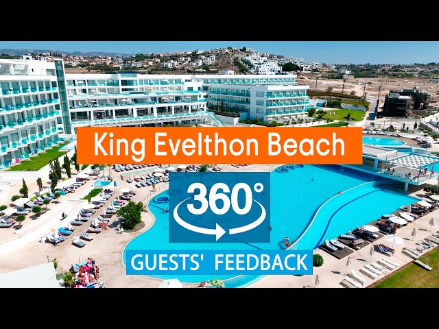 King Evelthon Beach Hotel: VR 360° Drone Review Based on TripAdvisor. Cyprus