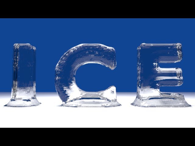 Blender Tutorial For Beginners: Ice text