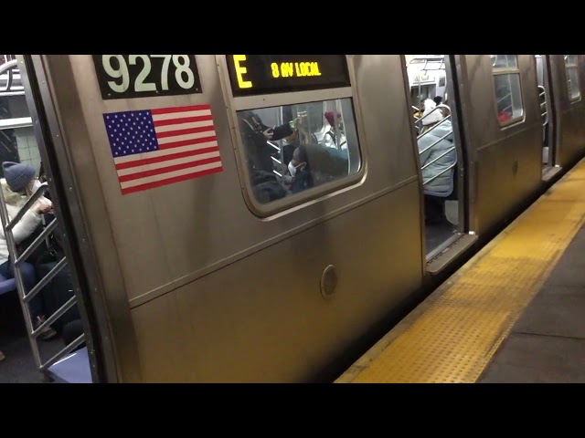 R160A-2 E Local Train @ 50th Avenue-8th Avenue