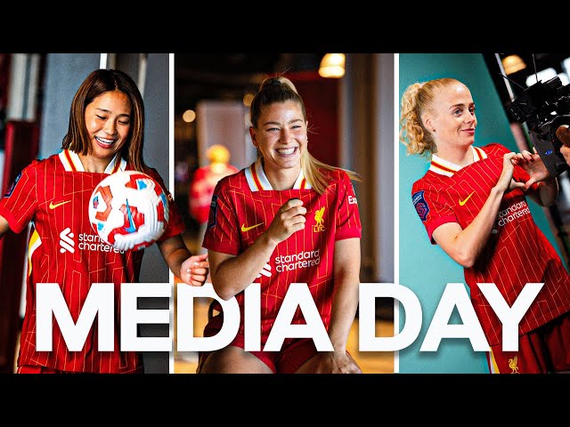 Outtakes, Games and Goal Celebrations | Behind-The-Scenes With Liverpool FC Women On Media Day