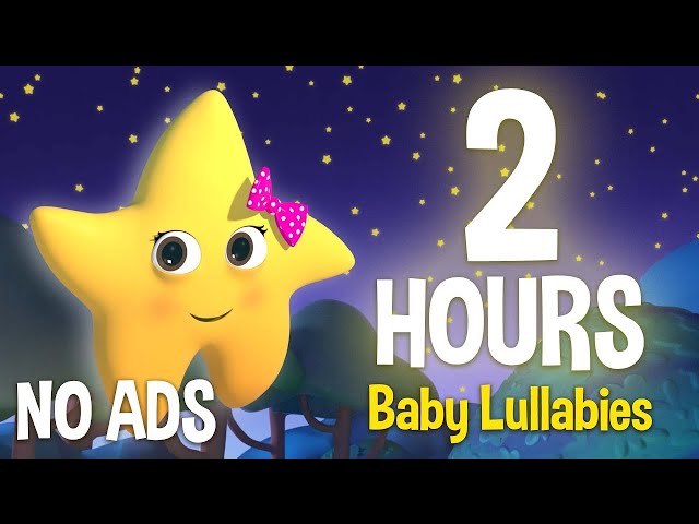 NO ADS | Twinkle Twinkle Little Star! | Calming Sensory Animation | Baby Songs – Fall Asleep 🌙✨