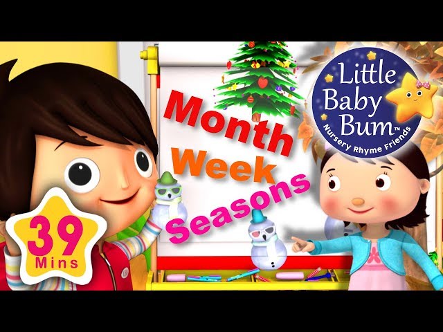 Months Of The Year | Days Of The Week | Four Seasons | 39 Minutes of LBB Videos!