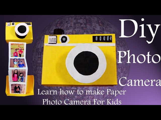 DIY Camera Photo Box | Gift Ideas | Photo Organizer | Paper Craft | Memory Box | Pull Out Photo Box