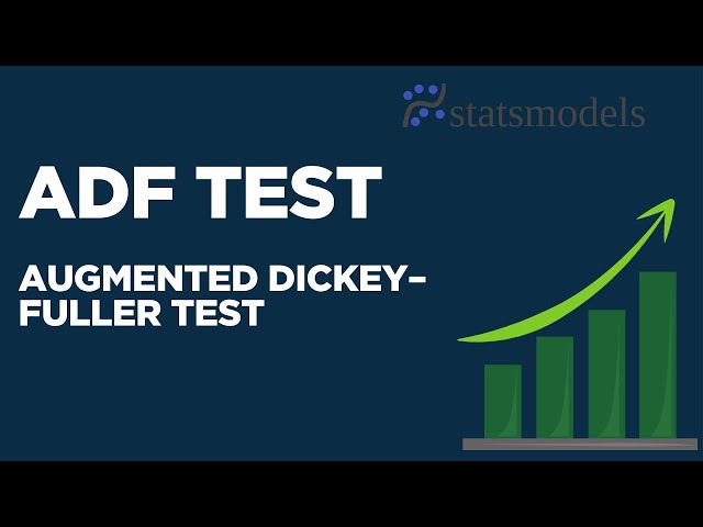 ADF Test for Stationarity  | Python| Statsmodels | Time Series Analysis | Adfuller