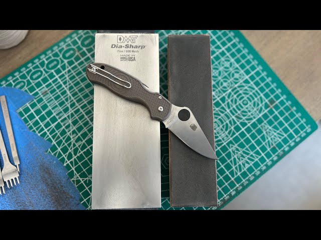 CPM 15V Free Hand Sharpening:Spyderco Para 3 LW