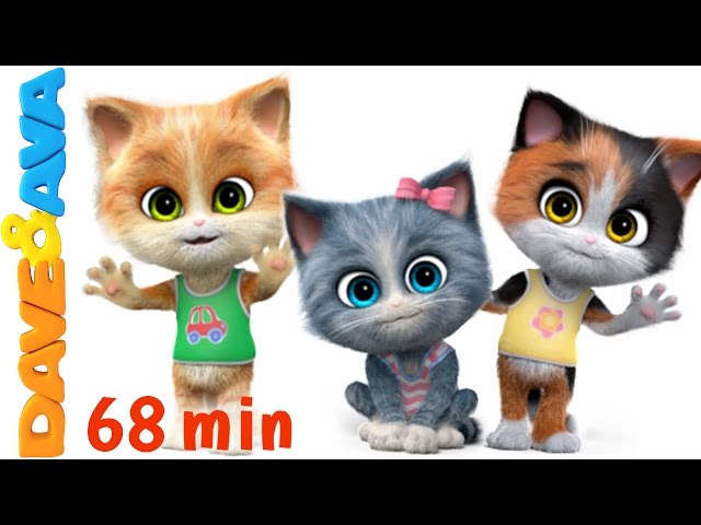 😻 Nursery Rhymes Songs Collection | 60 min 3D English Nursery Rhymes & Baby Songs from Dave and Ava