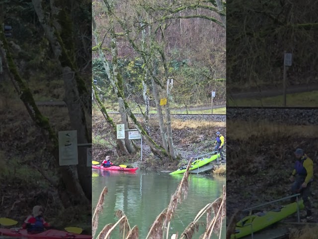 Three irish men embarking on a worlds first kayaking journey from Dublin to Istanbul in Rechtenstein