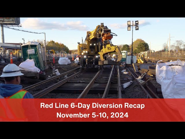 Red Line 6-Day Diversion Recap - November 5-10, 2024