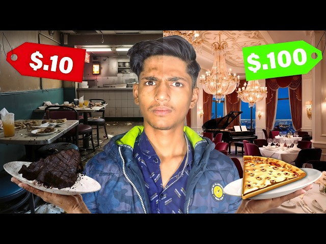 Cheap Vs Expensive Food Rating Challenge!