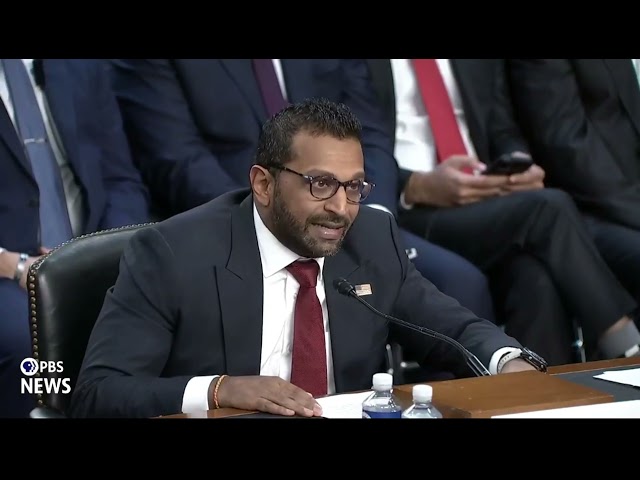 WATCH: Kash Patel makes opening statement at his confirmation hearing