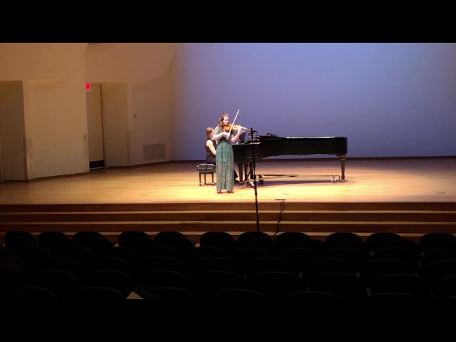 Praeludium and Allegro - Amber Adkins - Wake Forest Giles-Harris Music Competition