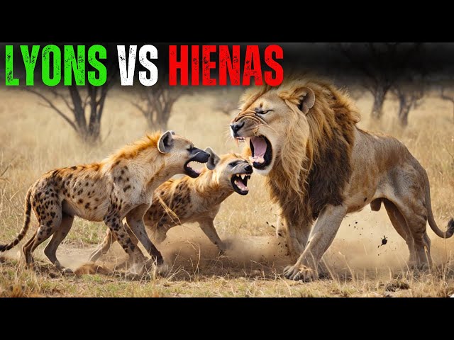 LIONS VS HYENAS | Clash of Predators in the Savannah | Animal documentary