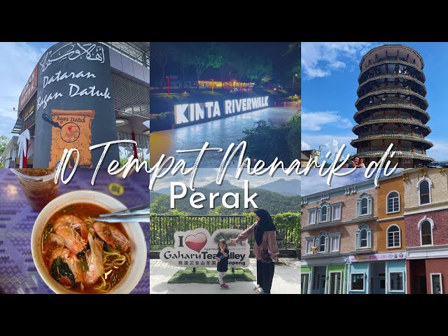 10 Tempat Menarik di Perak 📸 • Teluk Intan-Ipoh- Behrang | Kedai Makan Yang Harus Dicuba 🦐🦞🦀🥩🍔