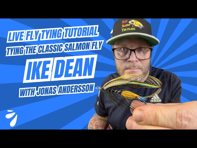 Live Fly Tying Tutorial - Tying the classic salmon fly Ike Dean with Jonas Andersson