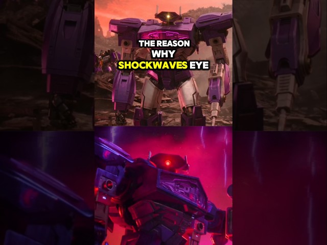 Why Shockwave's eye become red in Transformers: One ? #edformers #transformers #tidal