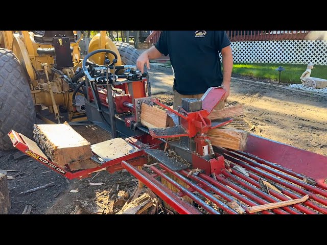 Splitting Fire Wood