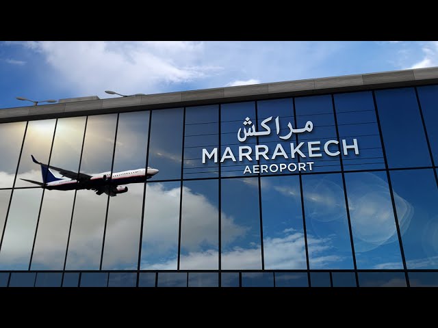 Arriving at Marrakesh Menara Airport