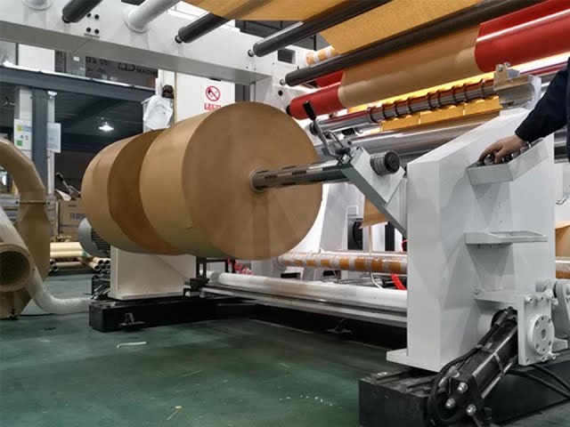 1600-3000mm Width Paper Jumbo Roll Slitting Machine With 1000m/Min Speed