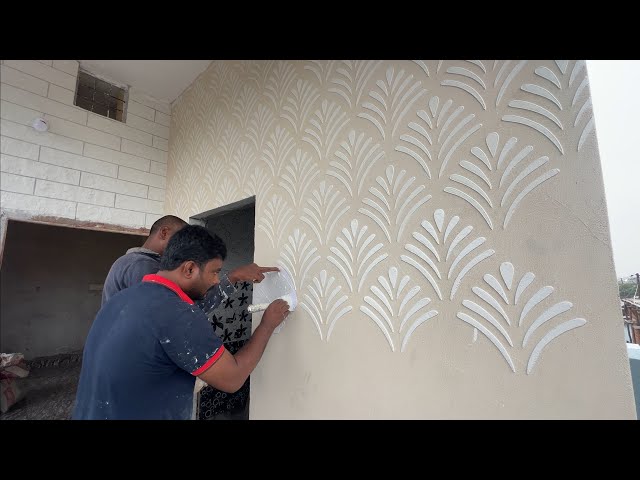 latest wall texture painting design for home | latest wall painting Texture design ideas