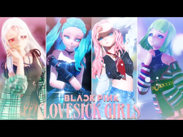 [MMD] BLACKPINK - Lovesick Girls [4p.Motion DL]