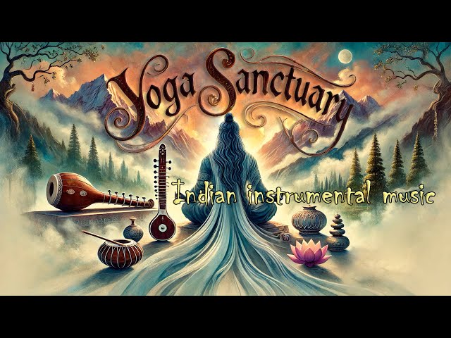 Indian instrumental music. Yoga Sanctuary. Meditation, relaxing, yoga music.  Spiritual music.