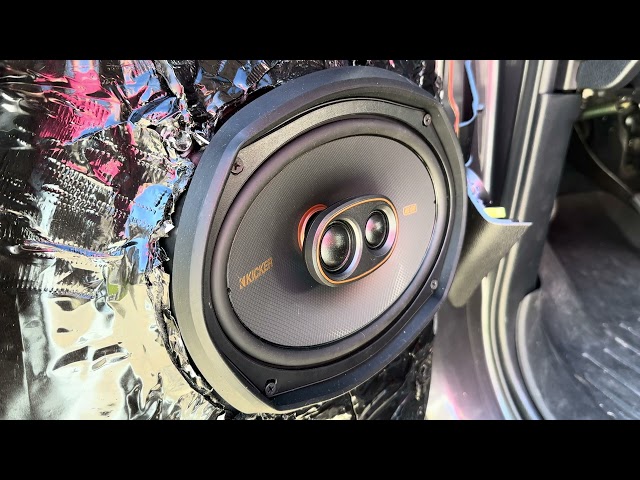 KS Kicker coaxial speaker sound test review.