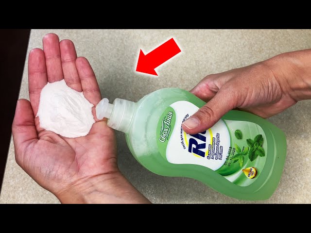 Mix Dishwashing Detergent with Baking Soda 💥 You will not believe the incredible result!