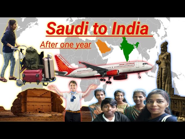 First vacation after one year|Saudi to India|travel vlog|limshavlogs|