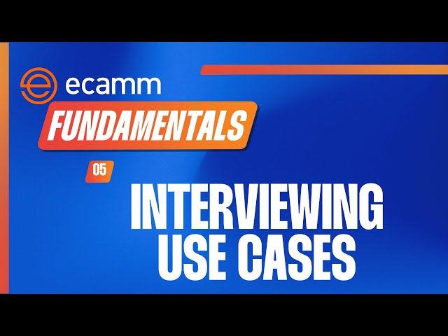 Interviewing Use Cases in Ecamm | Ecamm Fundamentals