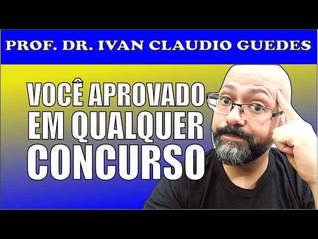 Como ESTUDAR para CONCURSO? Como ser APROVADO em QUALQUER CONCURSO