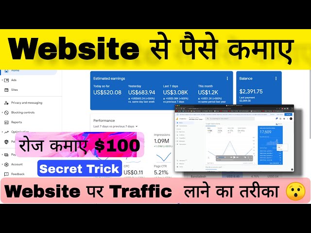 Facebook Generate Free Traffic | Google Adsense Bosting Traffic, Daily $100 Earn with Google AdSense