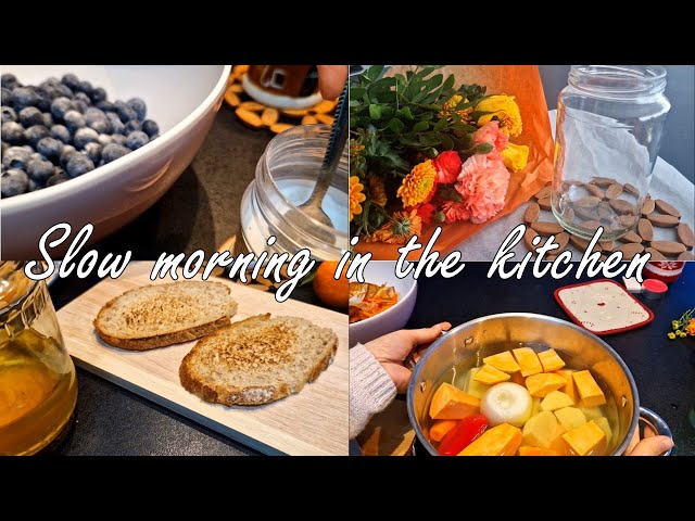 How to make peace with cooking 🍞 Simple & Slow living 🍯 Breakfast 🌥 Morning time