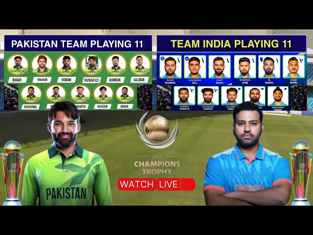 🔴 Live Pakistan vs India #championstrophy2025 #indiavspakistan #livecricketmatch #livematch