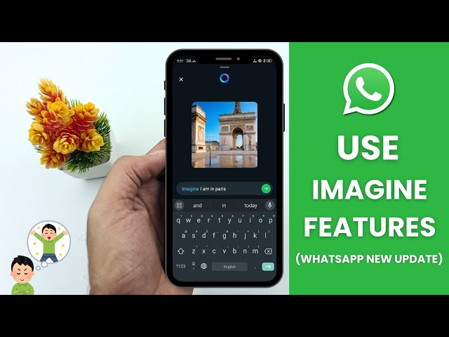 How to Use Imagine On WhatsApp - Whatsapp New Update