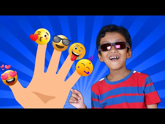 Finger Family Emoji Song | Kids songs & Nursery rhymes - Cucudu and Kuku - Children's songs