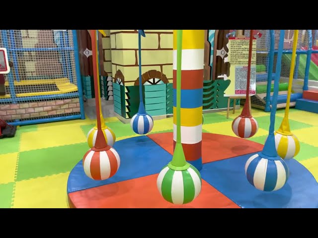 Kids Playzone | Indoor Play Ground | Royalty free stock video footage - No copyright clips | 4k