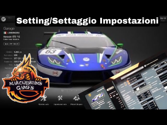 Setting Lamborghini Huracan Gt3 Gran Turismo 7 by Marcodrums Games