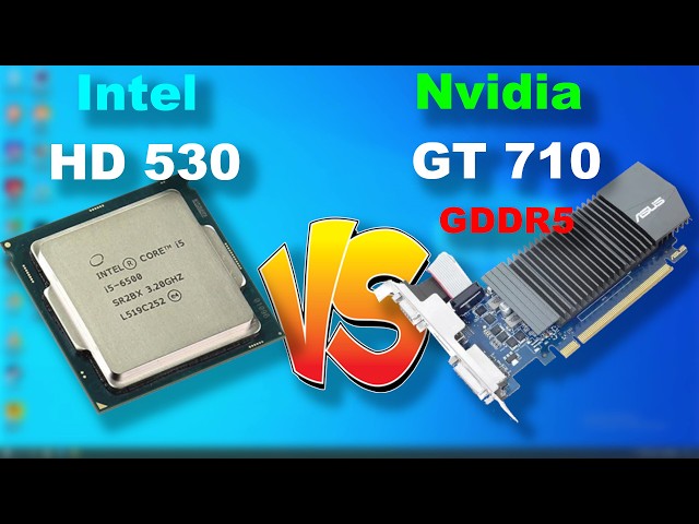 iGPU vs GT 710 GDDR5 - Was Intel Faster?