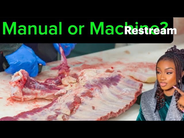 Asmr Meat Shopping | Manual or Machine?