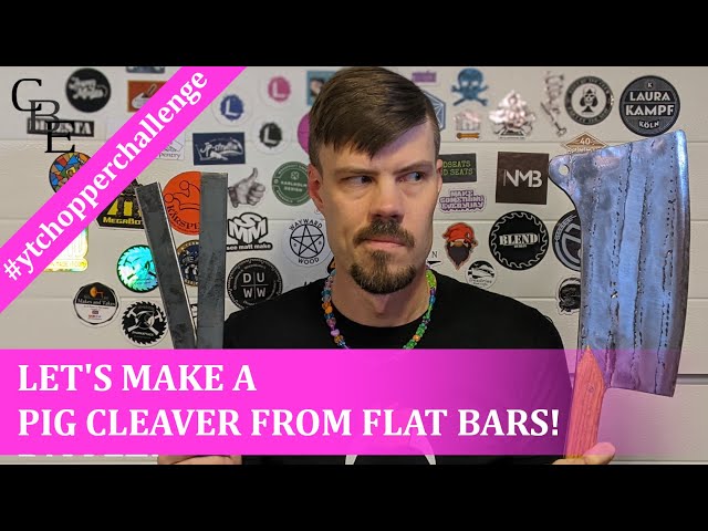 Let's make a pig cleaver from flat bars! #ytchopperchallenge (not really)