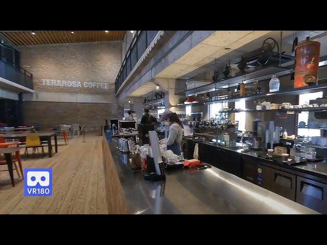 3D 180VR 4K Terarosa Coffee & Bakery Cafe Interior Design