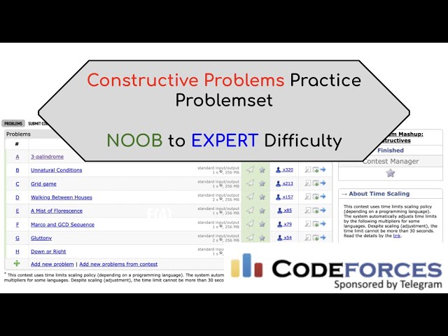 Complete Constructive Problems Practice - Noob to Expert | Topic Stream 5