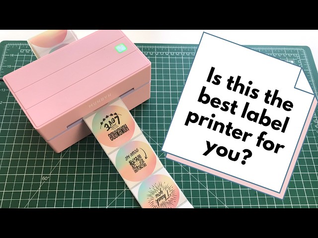 MUNBYN 130B Label Printer Unboxing and Review! 🖨️✨